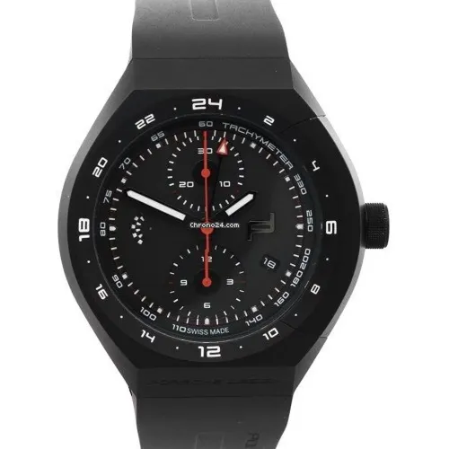 Watch - Uomo - 6030.6.01.007.05.2 - Monobloc Actuator 24h-Chronotimer Rubber , male, Sizes: ONE SIZE - Porsche Design - Modalova