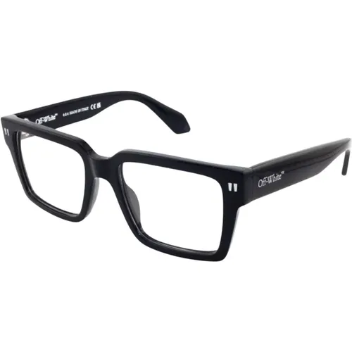 Stylish Eyeglasses Gloss Frame , unisex, Sizes: 53 MM - Off White - Modalova