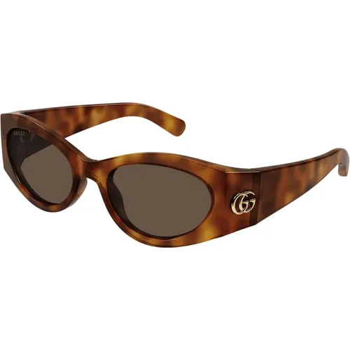 Womens Gg1401S 002 Sunglasses , female, Sizes: 53 MM - Gucci - Modalova