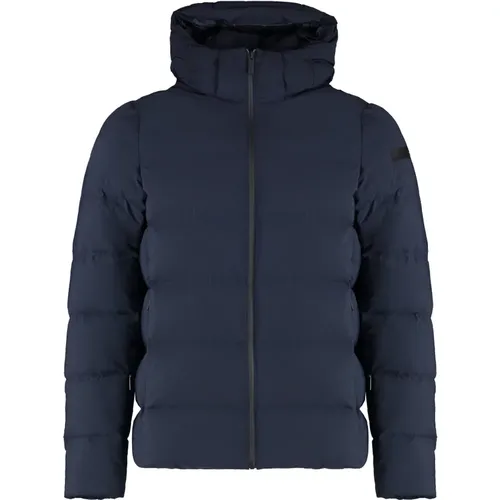 Kurze Daunenjacke mit Reißverschlusstaschen , Herren, Größe: XL - RRD - Modalova