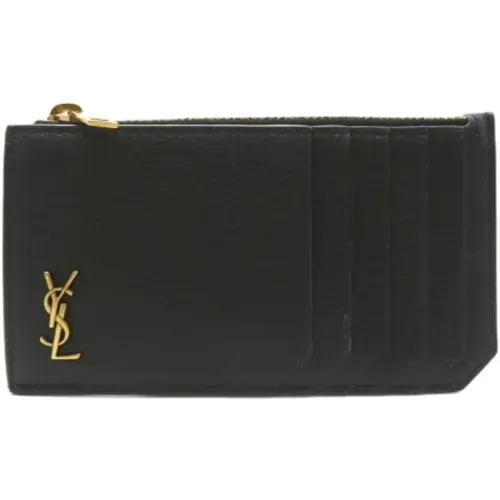 Pre-owned Leather wallets , female, Sizes: ONE SIZE - Yves Saint Laurent Vintage - Modalova