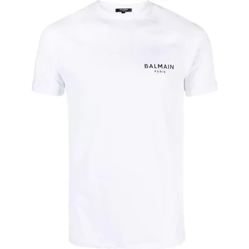 Raglan short sleeves t-shirt , male, Sizes: 3XL - Balmain - Modalova