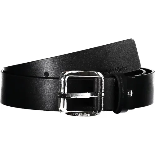 Sophisticated Leather Belt , male, Sizes: 95 CM, 90 CM, 100 CM - Calvin Klein - Modalova