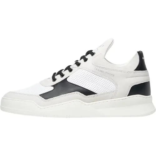 Low Top Ghost Paneled / Black , male, Sizes: 7 UK, 6 UK, 12 UK - Filling Pieces - Modalova