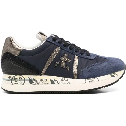 Suede Chunky Sole Sneakers , female, Sizes: 6 UK - Premiata - Modalova