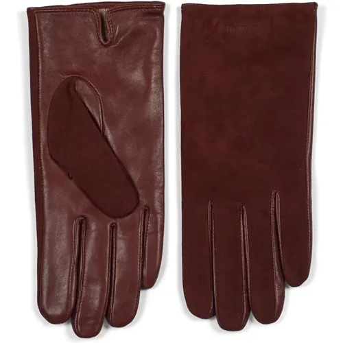 Hochwertige Damen Lederhandschuhe Braun , Herren, Größe: 8 1/2 IN - Howard London - Modalova