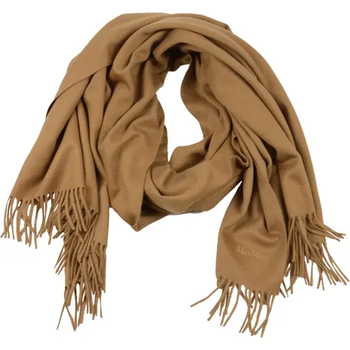 Scarfs Camel , female, Sizes: ONE SIZE - Max Mara - Modalova