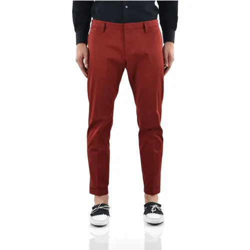 Cotton Chinos with Button Closure , male, Sizes: L - Dsquared2 - Modalova