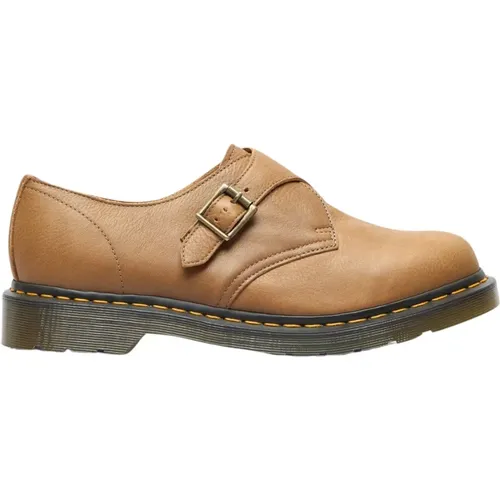 Monk Buckle Lederschuhe , Herren, Größe: 43 EU - Dr. Martens - Modalova