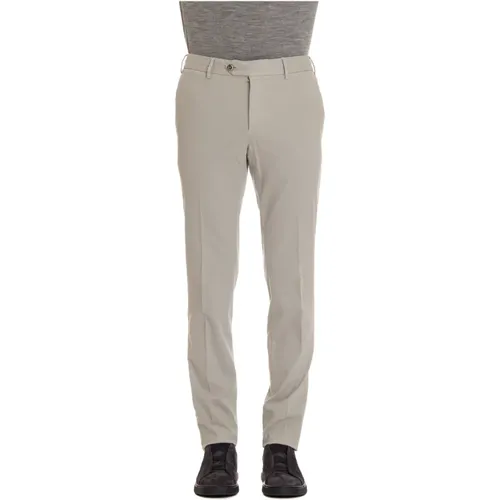 Graue Baumwoll-Kaschmir Slim Fit Jogger - PT Torino - Modalova