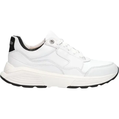 Niedrige Sneakers in frischem Weiß , Damen, Größe: 39 EU - Xsensible - Modalova