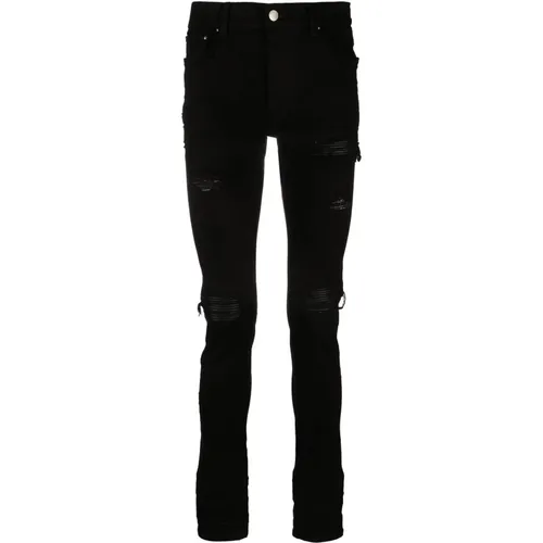 Distressed Skinny Cut Jeans , male, Sizes: W32 - Amiri - Modalova