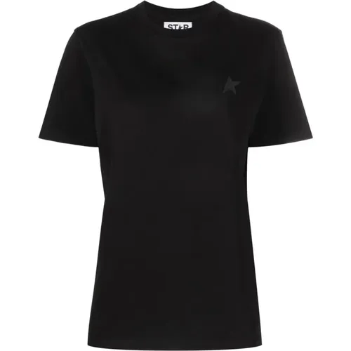 Star Regular T-Shirt , female, Sizes: M, S, XS - Golden Goose - Modalova
