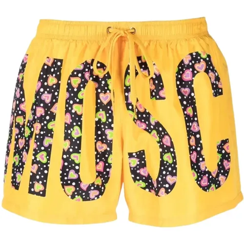 Beachwear for Men , male, Sizes: S - Moschino - Modalova