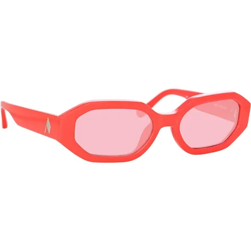 Linda Farrow Irene Sunglasses , female, Sizes: 54 MM - The Attico - Modalova