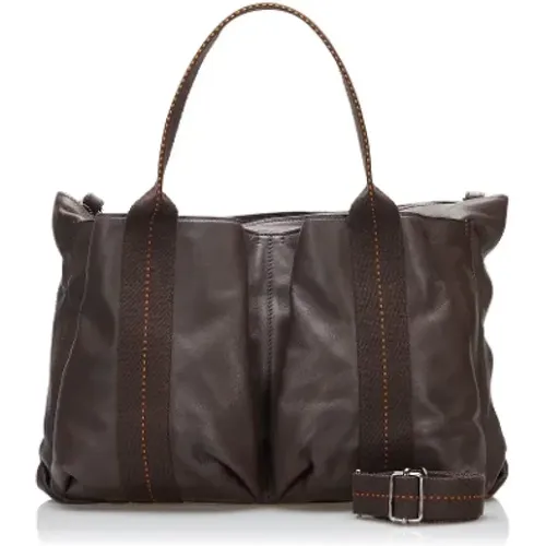 Pre-owned Leather totes , female, Sizes: ONE SIZE - Hermès Vintage - Modalova