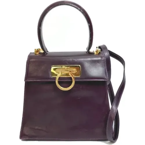 Pre-owned Leather handbags , female, Sizes: ONE SIZE - Salvatore Ferragamo Pre-owned - Modalova