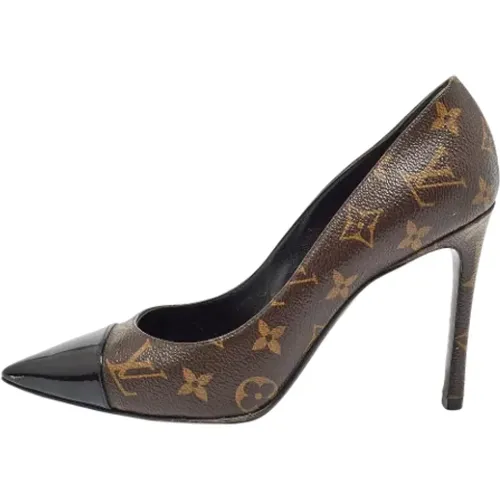 Pre-owned Coated canvas heels , female, Sizes: 7 UK - Louis Vuitton Vintage - Modalova