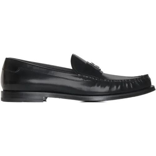Flat shoes city blanco , male, Sizes: 6 UK, 9 UK, 8 1/2 UK, 10 UK, 9 1/2 UK, 7 UK - Dolce & Gabbana - Modalova
