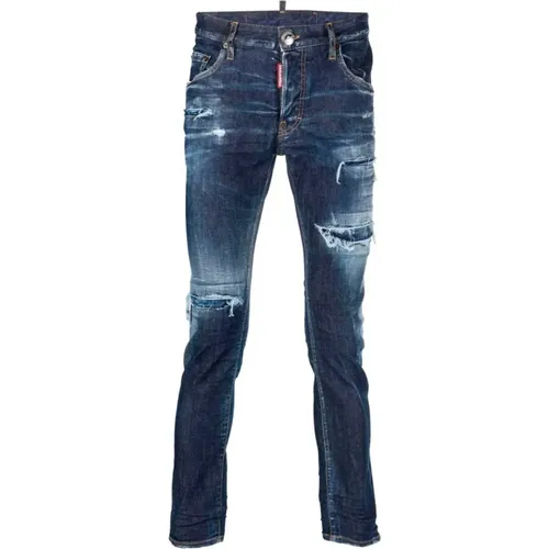 Super Twinky Jeans with Distressed Details , male, Sizes: M - Dsquared2 - Modalova