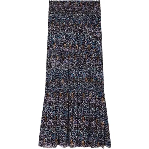 Bohemian Ruffle Maxi Skirt , female, Sizes: S, XS - Isabel Marant Étoile - Modalova