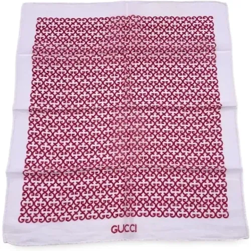 Pre-owned Cotton scarves , female, Sizes: ONE SIZE - Gucci Vintage - Modalova