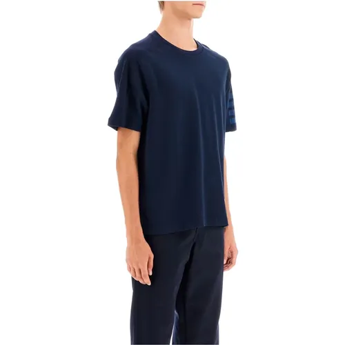 Bar Milano Stitch T-shirt , Herren, Größe: M - Thom Browne - Modalova