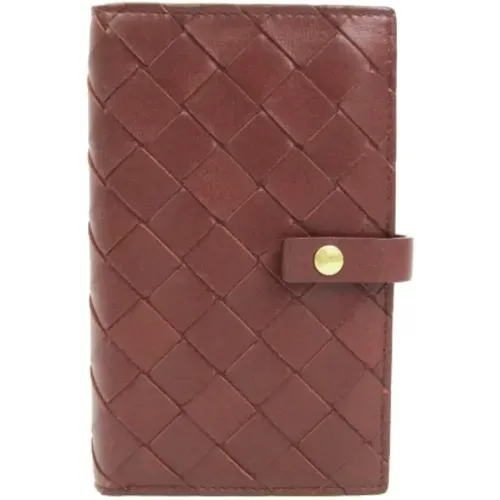 Pre-owned Leather wallets , female, Sizes: ONE SIZE - Bottega Veneta Vintage - Modalova