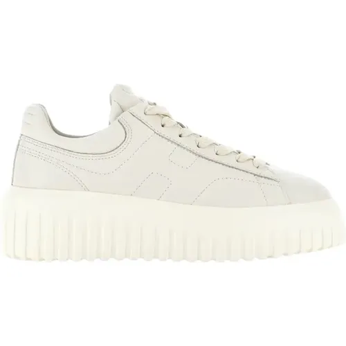 Ivory Sneakers mit H-Stripes , Damen, Größe: 39 EU - Hogan - Modalova