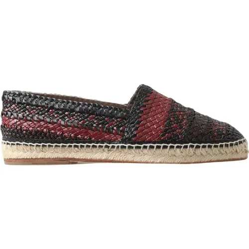 Elegante Espadrilles aus gewebtem Leder , Herren, Größe: 42 EU - Dolce & Gabbana - Modalova