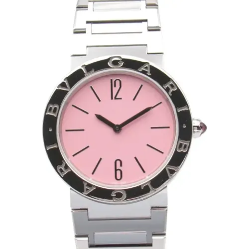 Pre-owned Stainless Steel watches , female, Sizes: ONE SIZE - Bvlgari Vintage - Modalova