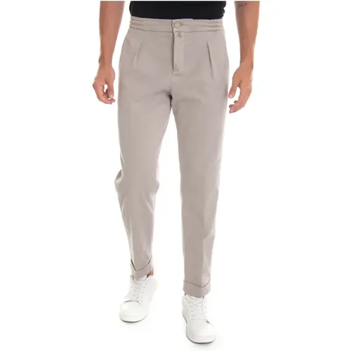 Lace Waist Jogger Trousers , male, Sizes: W32 - Kiton - Modalova