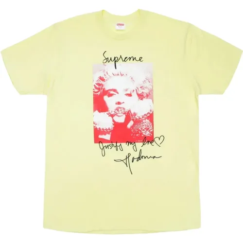 Limited Edition Madonna Tee Pale , male, Sizes: S, XL, M, L - Supreme - Modalova