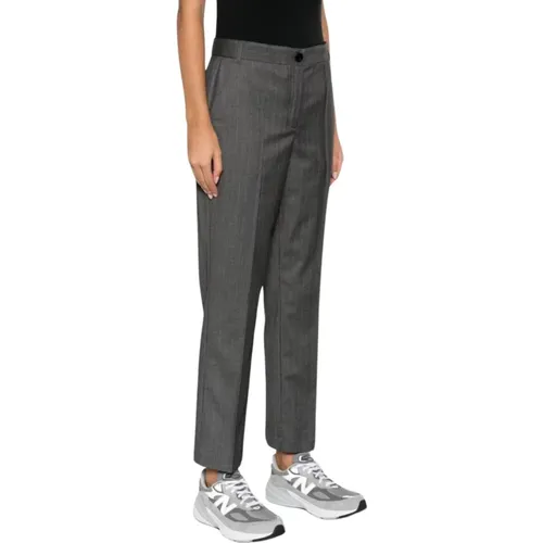 Tailored Pinstripe Trousers , female, Sizes: M, L - Twinset - Modalova