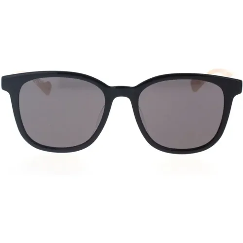 Minimalist Square Sunglasses with Gender Fluid Style , female, Sizes: 55 MM - Gucci - Modalova