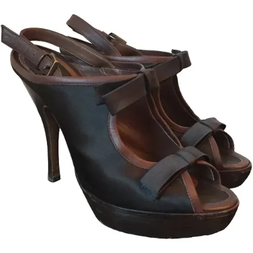 Pre-owned Canvas sandals , female, Sizes: 6 UK - Marni Pre-owned - Modalova