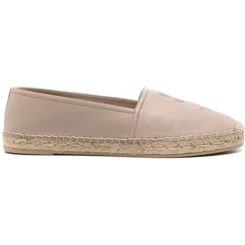 Jute Flat Shoes , female, Sizes: 4 UK - Saint Laurent - Modalova