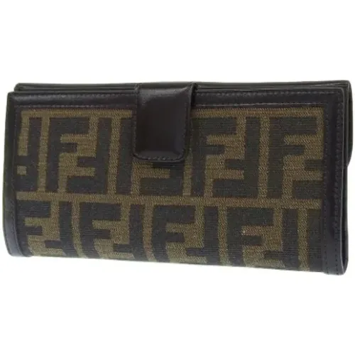 Pre-owned Leather wallets , female, Sizes: ONE SIZE - Fendi Vintage - Modalova