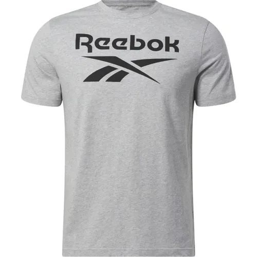 Ri Big Stacked T-shirt , Herren, Größe: M - Reebok - Modalova