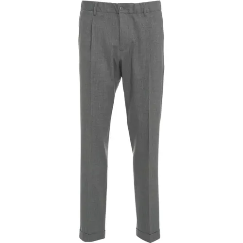 Mens Clothing Trousers Grey Ss24 , male, Sizes: L - Briglia - Modalova
