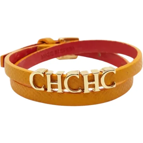 Pre-owned Leather bracelets , female, Sizes: ONE SIZE - Carolina Herrera Pre-owned - Modalova