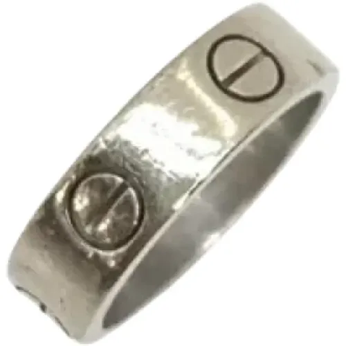 Pre-owned White Gold rings , female, Sizes: ONE SIZE - Cartier Vintage - Modalova