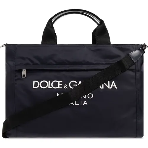 Shopper-Tasche mit Logo - Dolce & Gabbana - Modalova
