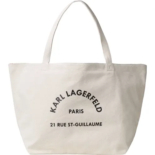 Shopper Rue St-Guillaume Canvas Tote Bag , female, Sizes: ONE SIZE - Karl Lagerfeld - Modalova