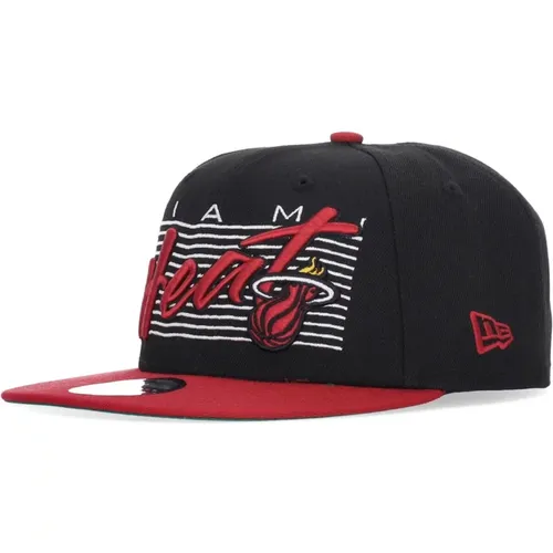 Miami Heat Flat Brim Cap , unisex, Sizes: M/L, S/M - new era - Modalova