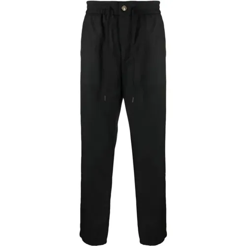 Casual Trousers Polyester Viscose , male, Sizes: S, M, XL, L - Versace Jeans Couture - Modalova