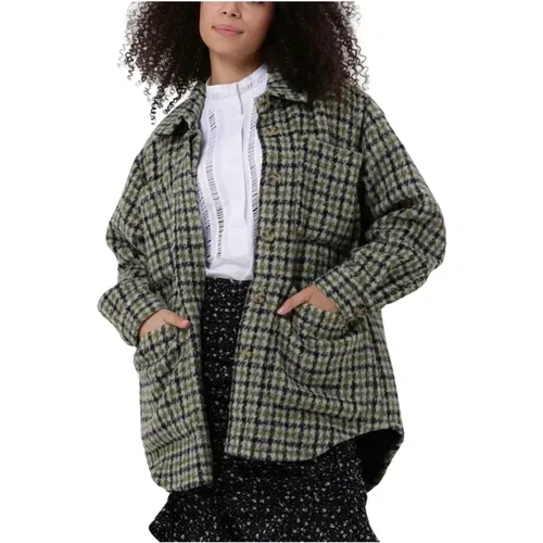 Grüne Jacke für Damen , Damen, Größe: M - Sofie Schnoor - Modalova