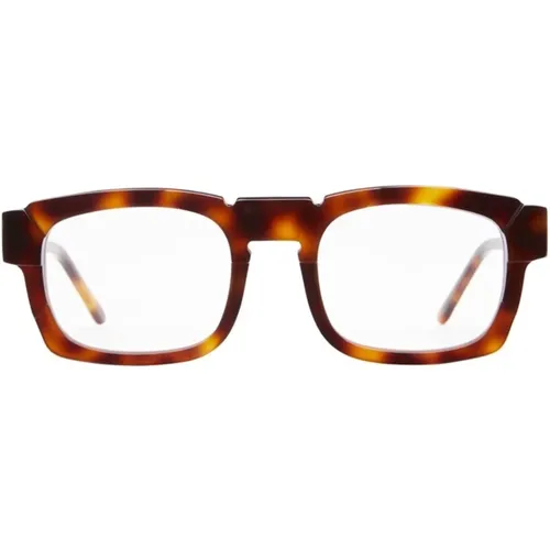 Havana Braune Quadratische Brille - Kuboraum - Modalova