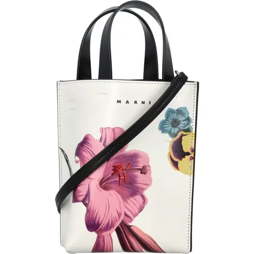 Womens Bags Handbag Lily /pink/black Ss24 , female, Sizes: ONE SIZE - Marni - Modalova