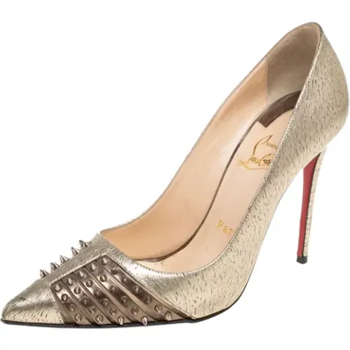 Pre-owned Leather heels , female, Sizes: 3 UK - Christian Louboutin Pre-owned - Modalova